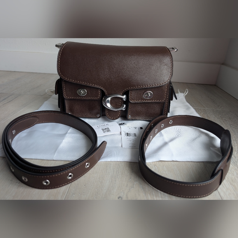 Coach Cargo Turnlock Soft Tabby In Maple